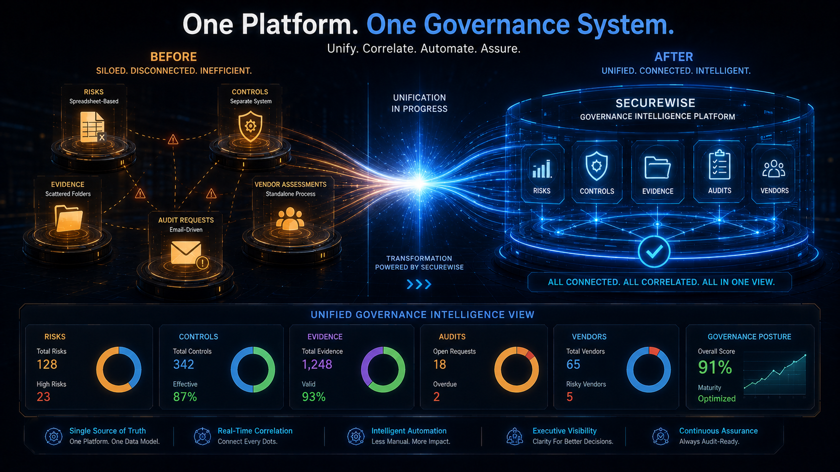 Govern Once. Comply Everywhere.