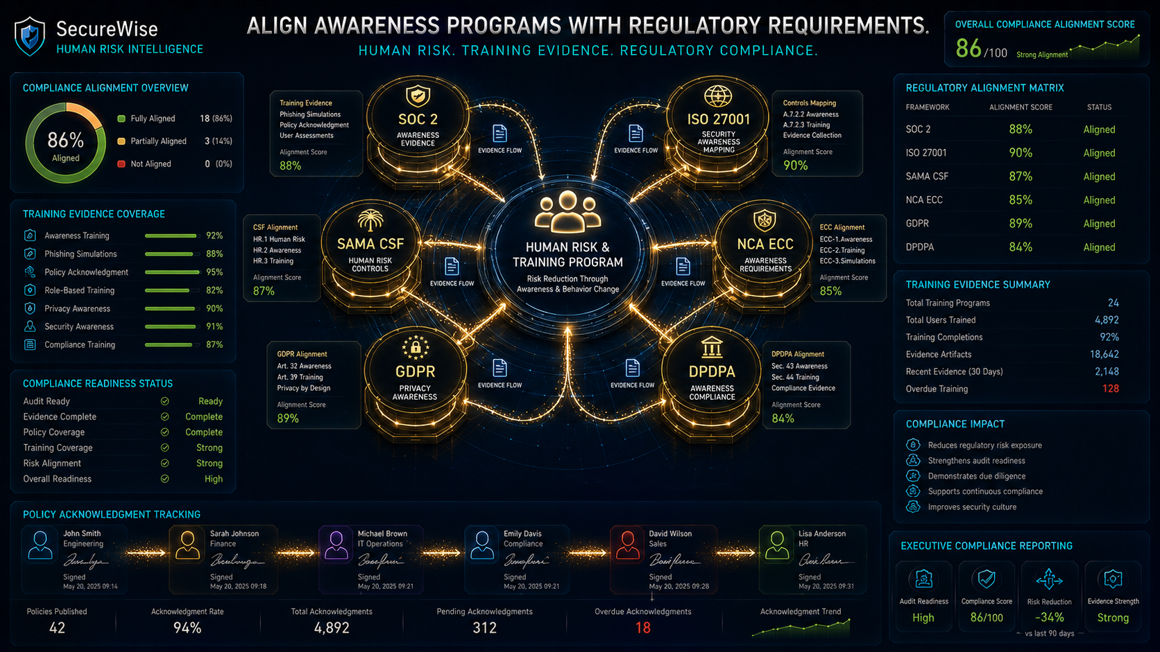 Compliance-Aware Human Risk Management